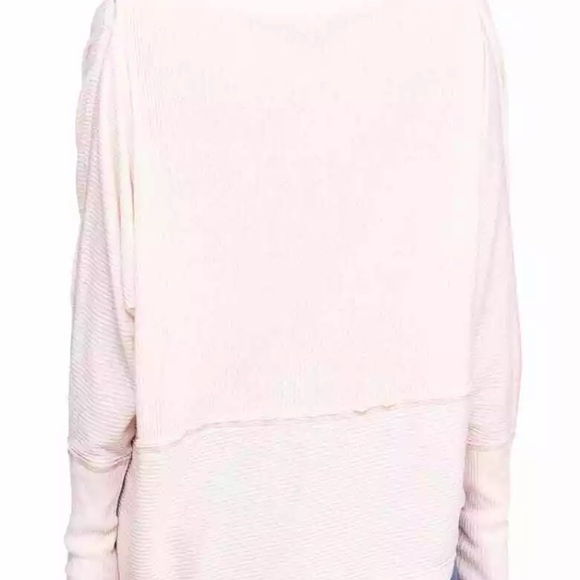 Free People Londontown Thermal Top Moonstone X-S - Picture 2 of 3
